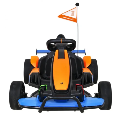 Pomaranczowy gokart na akumulator dla dzieci Gokart McLaren Drift.webp