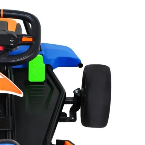 Pomaranczowy samochód elektryczny dla dzieci Gokart McLaren Drift.webp