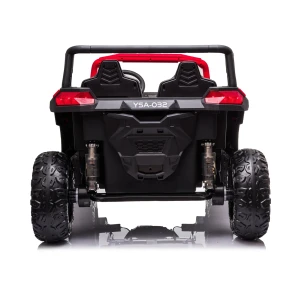 Autko na Akumulator - Buggy UTV Racing 4x4 kolor czerwony od tyłu 02.webp