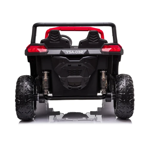 Autko na Akumulator - Buggy UTV Racing 4x4 kolor czerwony od tyłu 02.webp