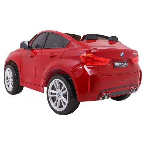 Czerwony elektryczny samochód dla dzieci SUV BMW X6M XXL dla 2 dzieci.webp