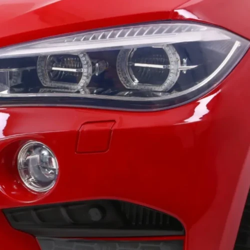 Czerwony samochód elektryczny dla dziecka SUV BMW X6M XXL dla 2 dzieci.webp