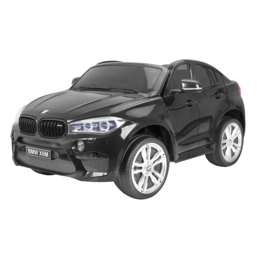 Czarne autko na akumulator SUV BMW X6M XXL dla 2 dzieci.webp
