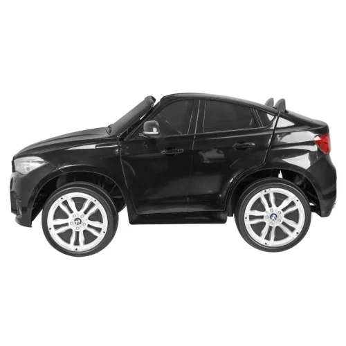 Czarne elektryczne auto dla dziecka SUV BMW X6M XXL dla 2 dzieci.webp
