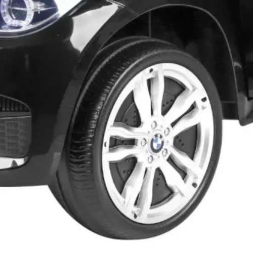 Czarny samochód elektryczny dla dziecka SUV BMW X6M XXL dla 2 dzieci.webp