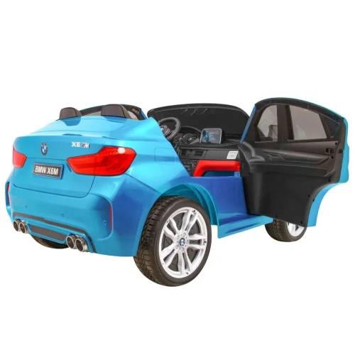 Niebieski elektryczny samochód dla dzieci SUV BMW X6M XXL dla 2 dzieci.webp