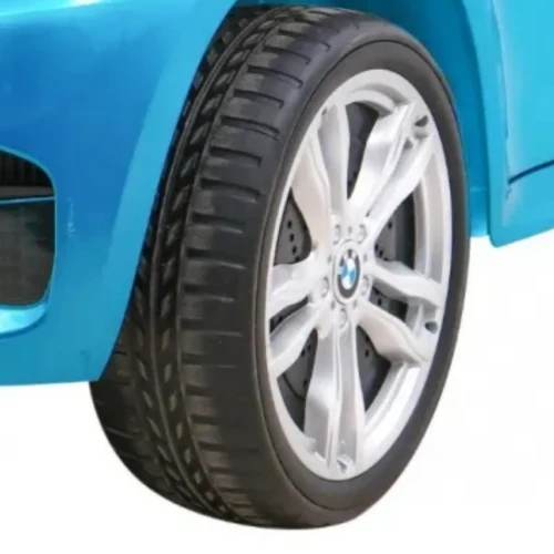 Niebieski samochód elektryczny dla dziecka SUV BMW X6M XXL dla 2 dzieci.webp