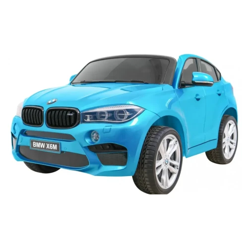 Niebieskie autko na akumulator SUV BMW X6M XXL dla 2 dzieci.webp