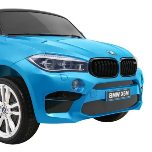 Niebieskie auto na akumulator SUV BMW X6M XXL dla 2 dzieci.webp
