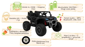 Buggy dla Dzieci - HONDA Talon 4x4 czarny inofgrafika.webp