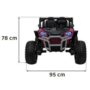 Różowy samochodzik elektryczny dla dzieci Buggy dla Dzieci - HONDA Talon 4x4.webp
