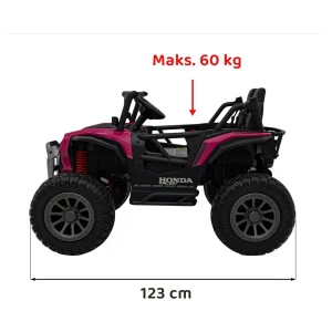 Różowy samochód elektryczny dla dzieci Buggy dla Dzieci - HONDA Talon 4x4.webp