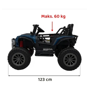 Niebieski samochód elektryczny dla dzieci Buggy dla Dzieci - HONDA Talon 4x4.webp