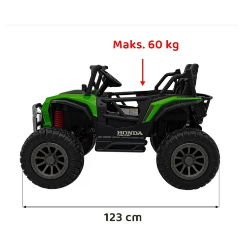 Zielony samochód elektryczny dla dzieci Buggy dla Dzieci - HONDA Talon 4x4.webp