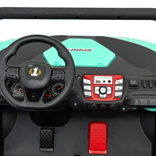 Zielone auto dla dziecka na akumulator Buggy na Akumulator - FASTER.webp