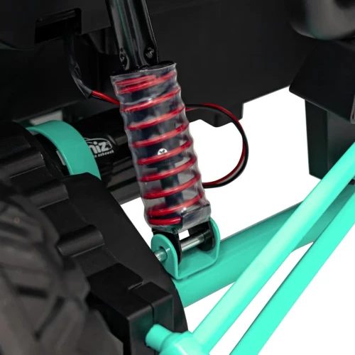 Zielone auto elektryczne dla dzieci Buggy na Akumulator - FASTER.webp