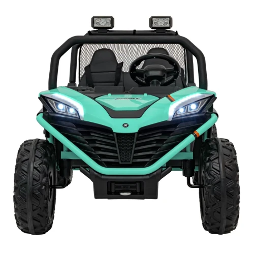 Zielone auto na akumulator dla 6 latka Buggy na Akumulator - FASTER.webp