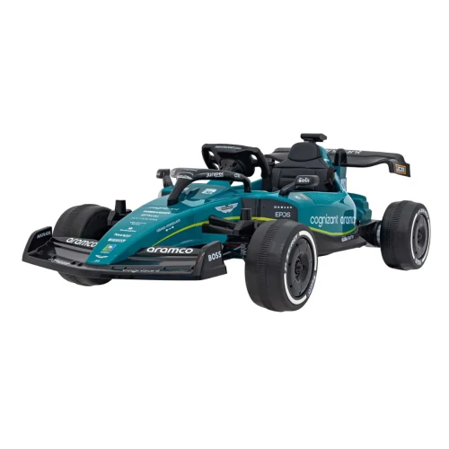 Zielone auto dla dziecka na akumulator Formuła 1 Aston Martin Cognizant Aramco.webp