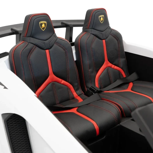 Białe elektryczne auto dla dzieci  Lamborghini Aventador SV.webp