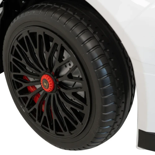 Biały samochodzik elektryczny dla dzieci Lamborghini Aventador SV.webp