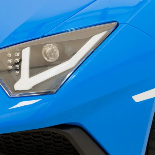 Niebieski samochod dla dziecka na pilot Lamborghini Aventador SV.webp