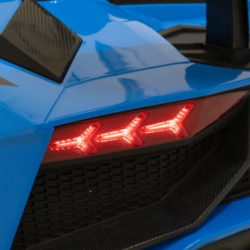 Niebieski samochodzik elektryczny dla dzieci Lamborghini Aventador SV.webp
