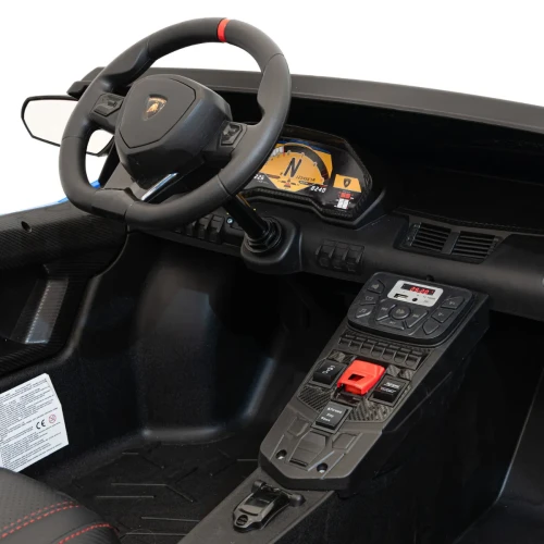 Niebieski samochód akumulatorowy dla dzieci  Lamborghini Aventador SV.webp