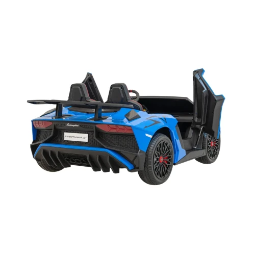 Niebieskie auto elektryczne dla dzieci Lamborghini Aventador SV.webp