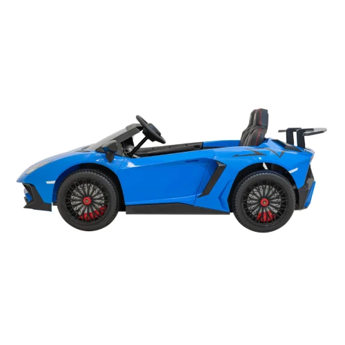 Niebieskie auto na akumulator dla 5 latka Lamborghini Aventador SV.webp