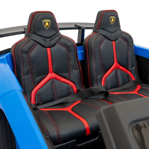 Niebieskie elektryczne auto dla dzieci Lamborghini Aventador SV.webp