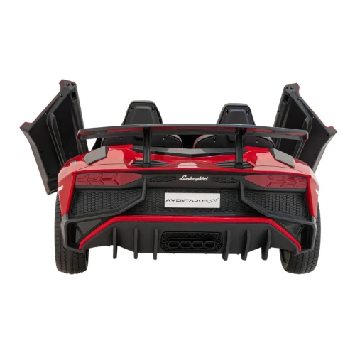 Czerwone auto na pilot dla dziecka Lamborghini Aventador SV.webp