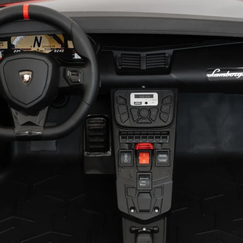 Czerwony samochód akumulatorowy dla dzieci  Lamborghini Aventador SV.webp