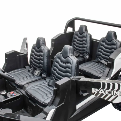 Białe auto na pilot dla dziecka  4-osobowy Buggy ATV RACING UTV2000.webp