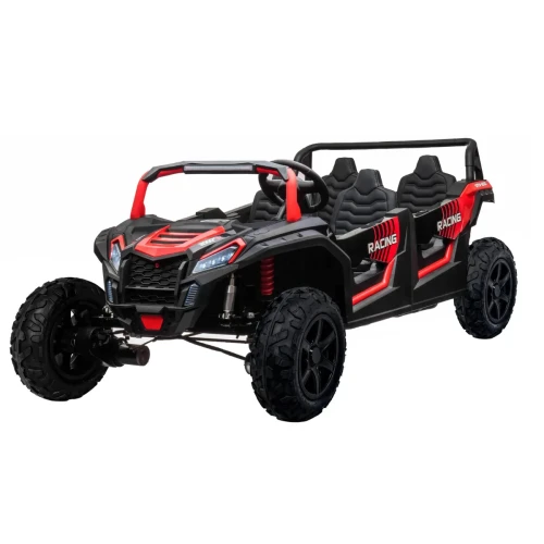 Czerwone auto dla dziecka na akumulator 4-osobowy Buggy ATV RACING UTV2000.webp