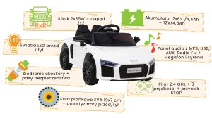 Audi R8 Policja infografika.webp