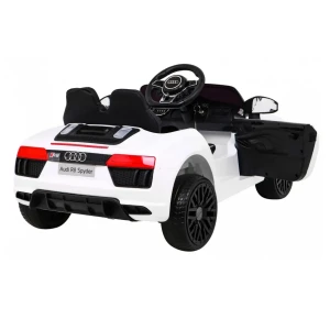 Białe auto na akumulator Audi R8.webp