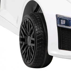 Biały samochod dla dziecka na pilot Audi R8.webp