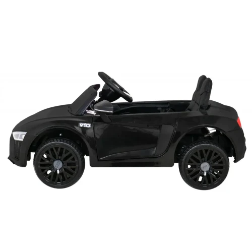 Czarne auto na akumulator dla 5 latka Audi R8.webp