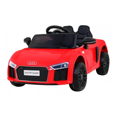 Czerwone auto elektryczne dla Audi R8.webp