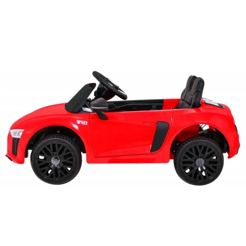 Czerwone auto na akumulator dla 5 latka Audi R8.webp