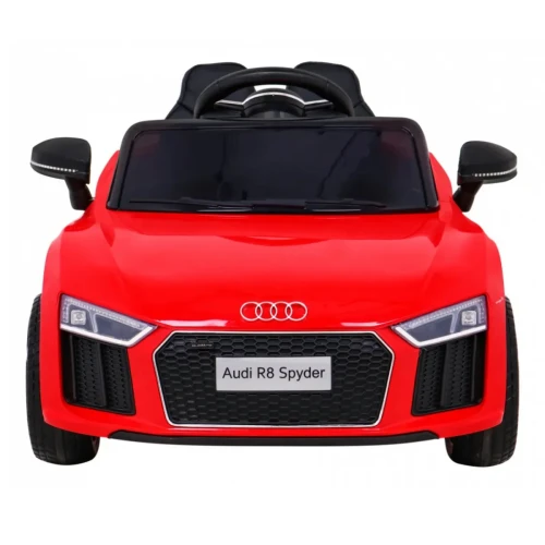 Czerwony samochodzik elektryczny dla dzieci Audi R8.webp