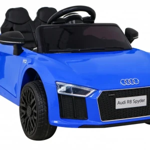 Niebieski samochód elektryczny dla dzieci Audi R8.webp