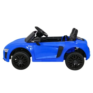 Niebieskie auto na akumulator dla 5 latka Audi R8.webp