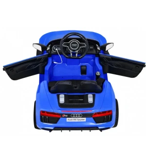 Niebieskie auto na pilot dla dziecka Audi R8.webp
