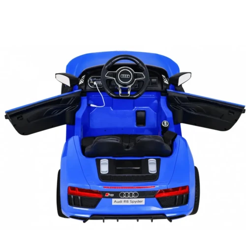 Niebieskie auto na pilot dla dziecka Audi R8.webp