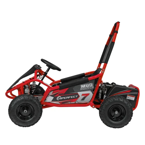 Czerwone auto na akumulator dla 5 latka Buggy dla Dziecka - Gokart MUD MONSTER.webp