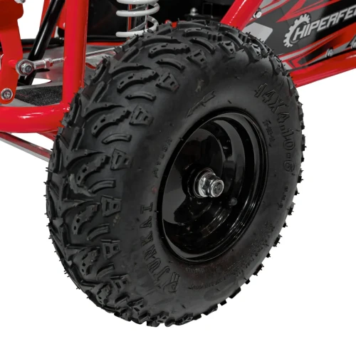 Czerwony akumulatorowy dla dzieci Buggy dla Dziecka - Gokart MUD MONSTER.webp