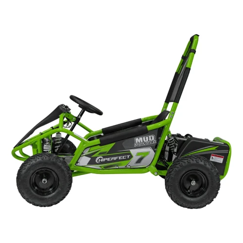 Zielone auto na akumulator dla 5 latka Buggy dla Dziecka - Gokart MUD MONSTER.webp