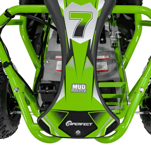 Zielone auto na akumulator dla 7 latka Buggy dla Dziecka - Gokart MUD MONSTER.webp