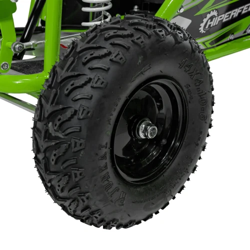 Zielony akumulatorowy dla dzieci Buggy dla Dziecka - Gokart MUD MONSTER.webp